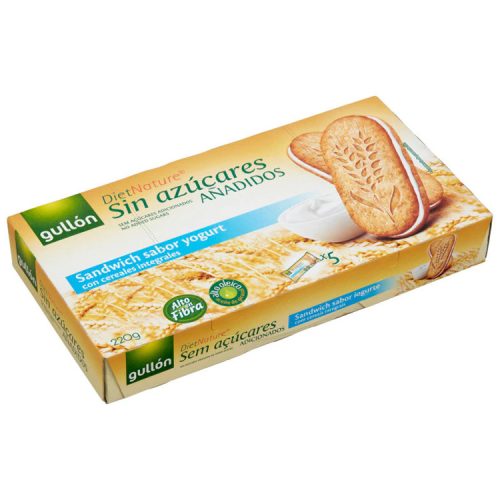 Diet Gullon joghurtos szendvics keksz - 220g