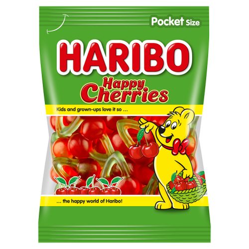Haribo gumicukor happy cherry - 100g