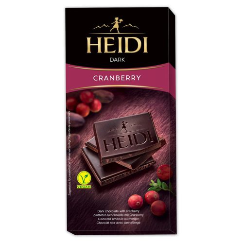 Heidi táblás étcsokoládé áfonya - 80g