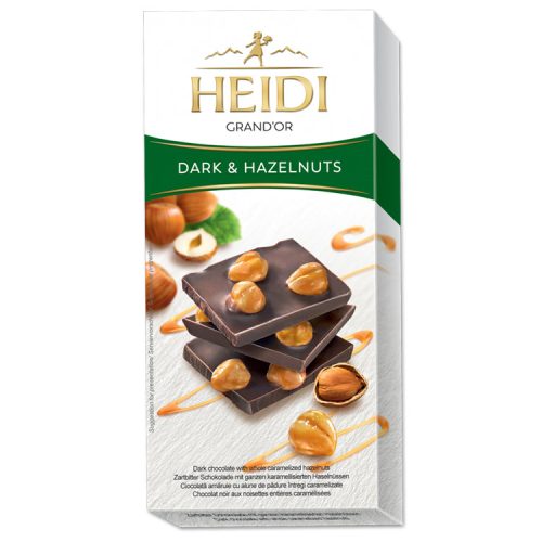 Heidi táblás étcsokoládé egészmogyoró - 100g