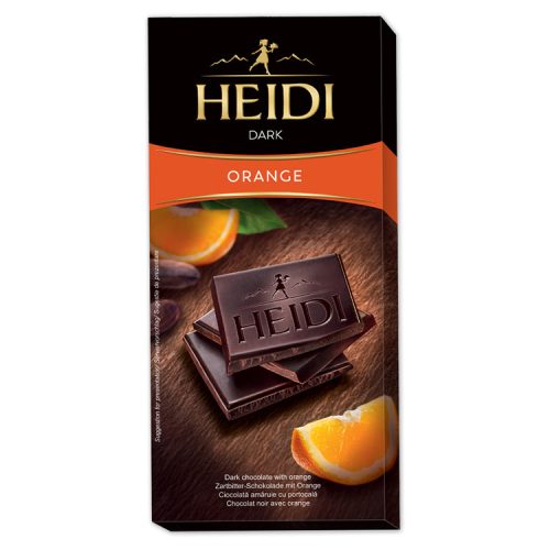Heidi táblás étcsokoládé narancshéj - 80g