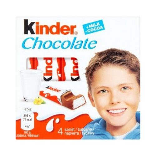 Kinder T4x20x8 csokoládé - 50g