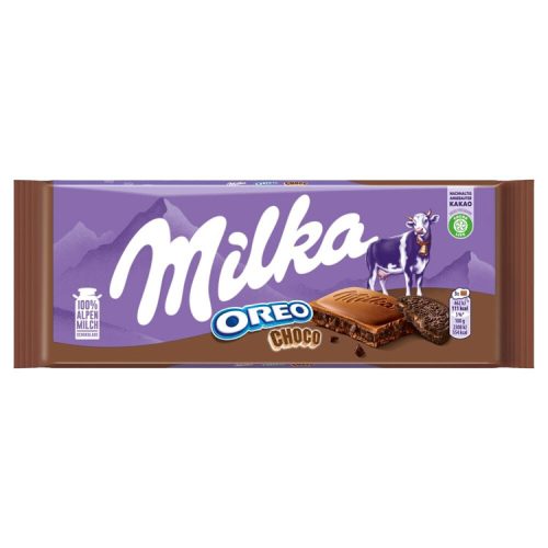 Milka táblás csokoládé oreo choco - 100g