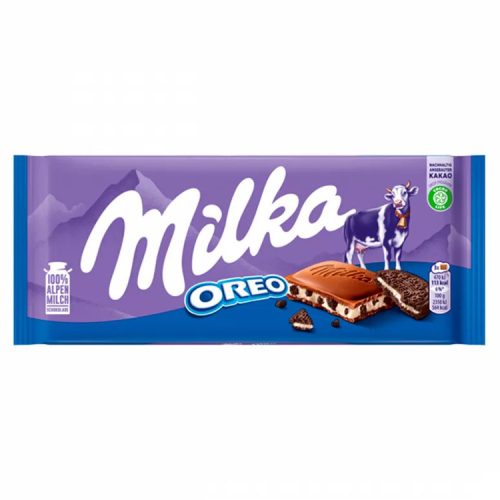 Milka oreo táblás csokoládé - 100g