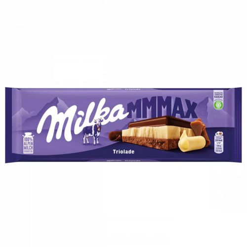 Milka táblás csokoládé triolade - 280g