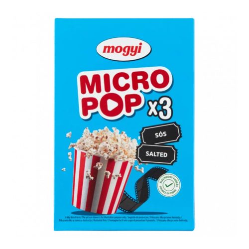 Mogyi micro popcorn sós 3x100 - 300g