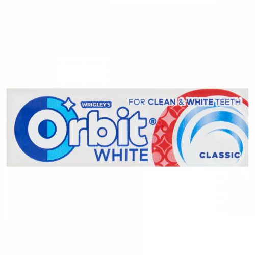 Wrigley's orbit drazsé white classic - 420g (30 csomag)
