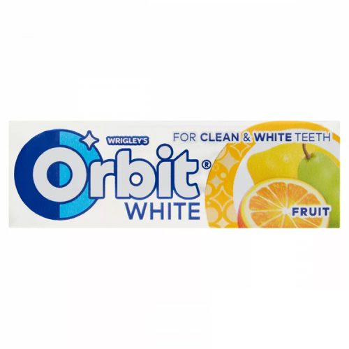 Wrigley's Orbit drazsé white fruit - 420g (30 csomag)